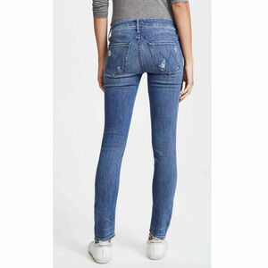MOTHER The Looker Graffiti Girl, light distressing, size 28